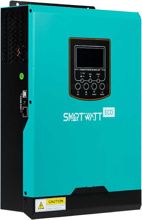 Многофункциональный инвертор SmartWatt eco 3K 24V 40A MPPT Солнечная энергия фото, изображение