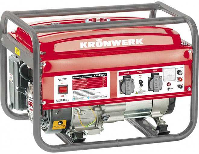 Kronwerk Генератор бензиновый KB 2500 (94691) Бензиновые генераторы фото, изображение