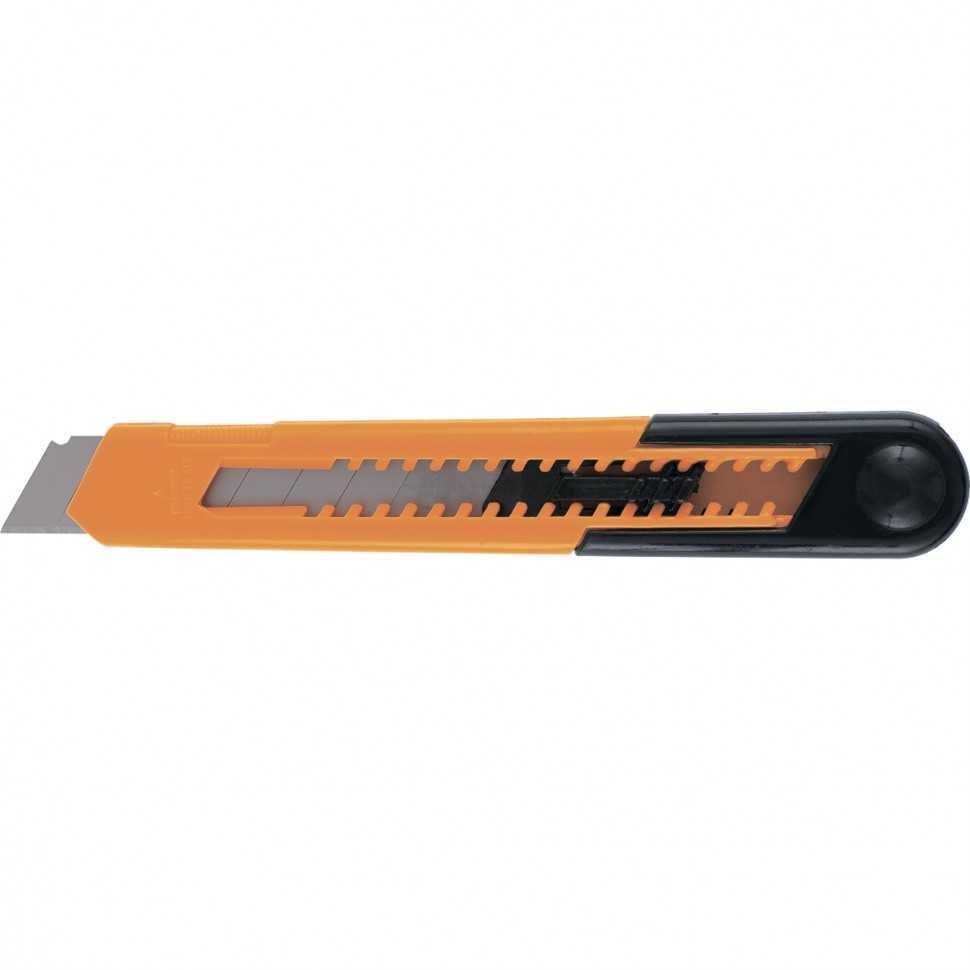 Нож, 18 мм, выдвижное лезвие, пластиковый усиленный корпус Sparta Ножи строительные фото, изображение