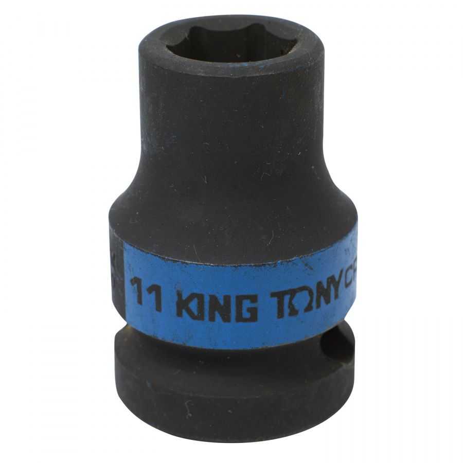 Головка торцевая ударная шестигранная 1/2", 11 мм KING TONY 453511M Торцевые головки ударные фото, изображение